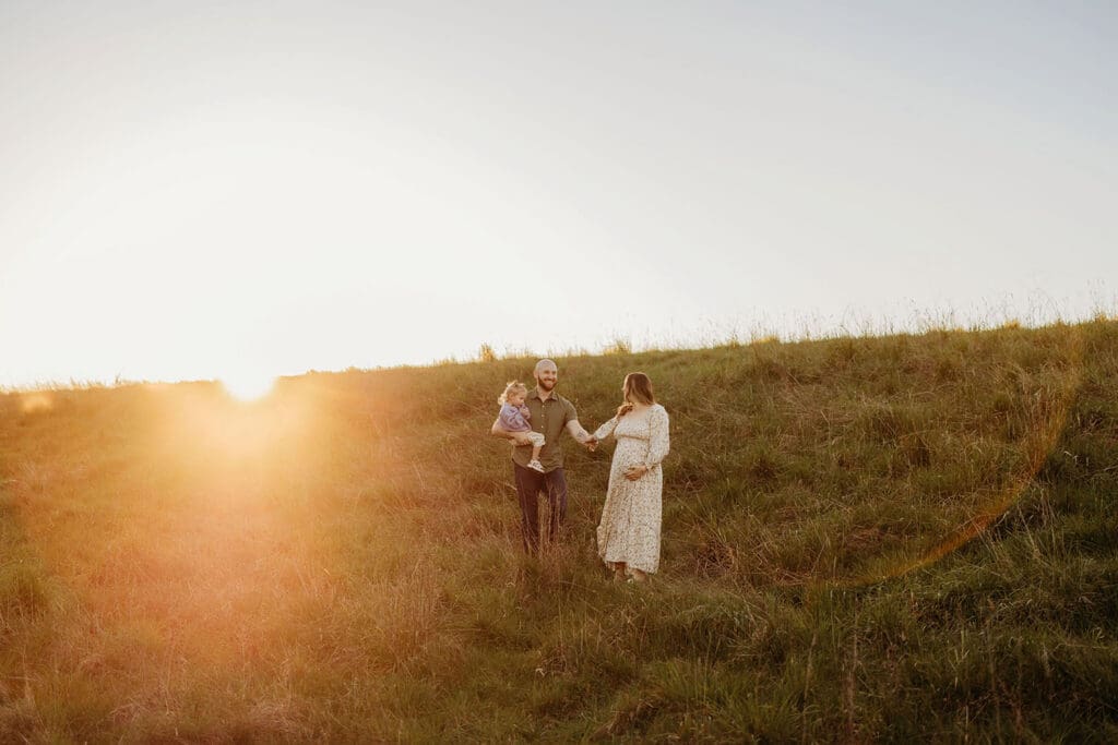 Portland Oregon maternity session in spring.